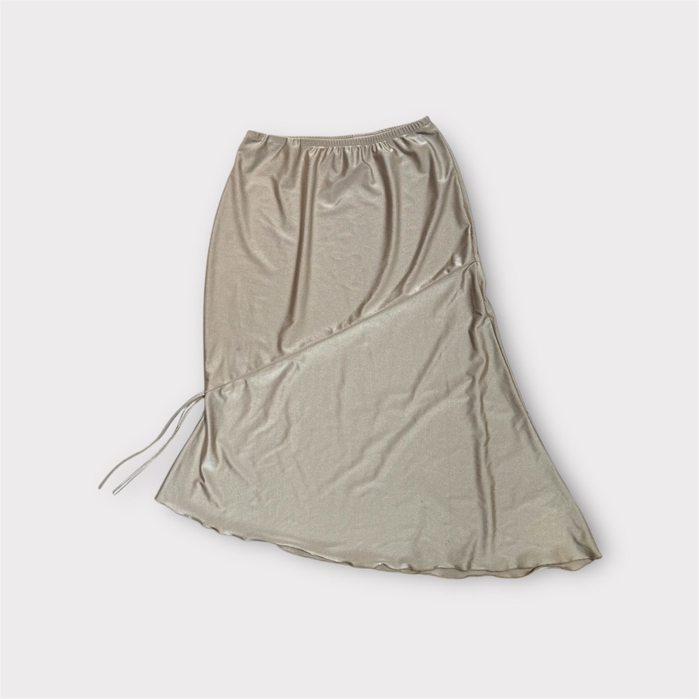 Asymmetrical Cream Skirt- Large